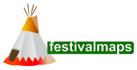 Логотип Сайт «Festivalmaps»